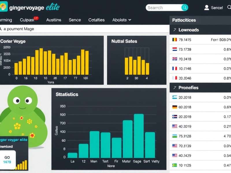 Ginger Voyage Elite Download Statistics